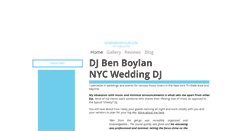Desktop Screenshot of djbennyb.com