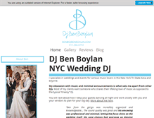 Tablet Screenshot of djbennyb.com